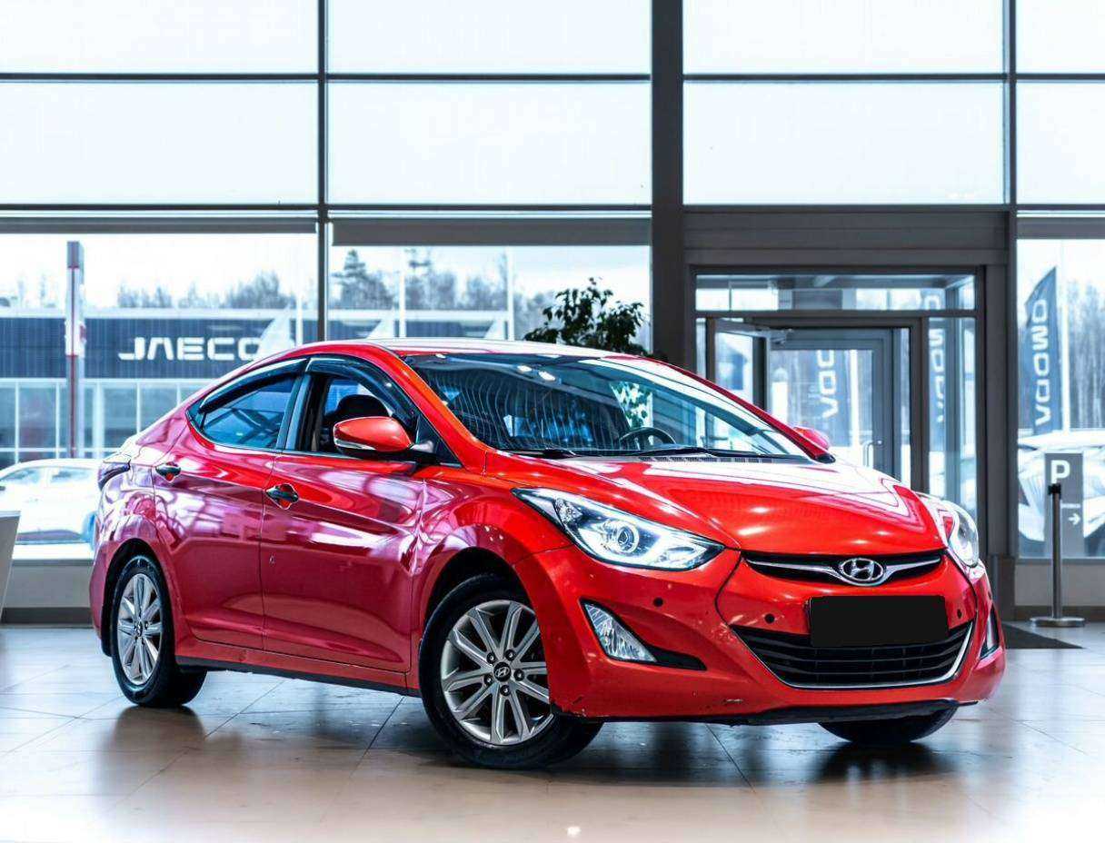 Hyundai Elantra б/у, 2014, Автоматическая. Фото: #1